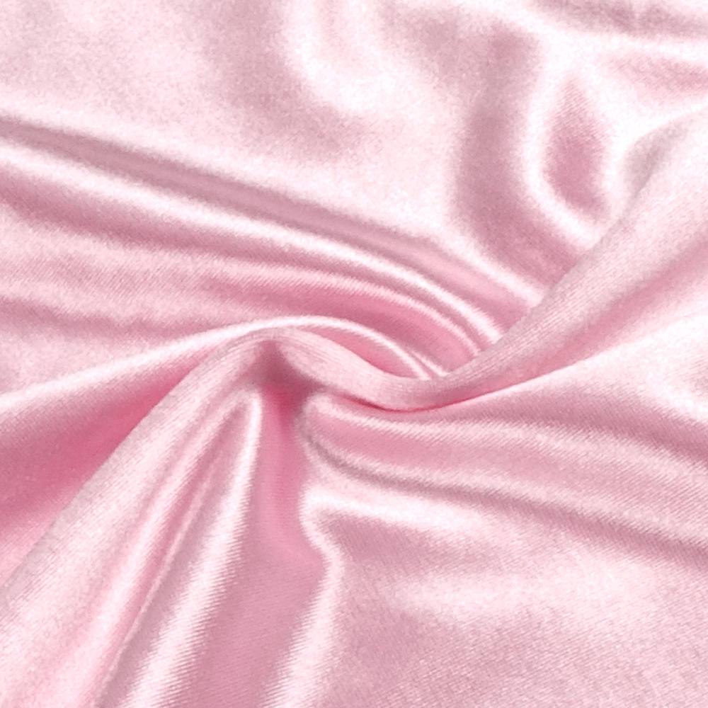 The Lace Satin Maxi Dress In Pink