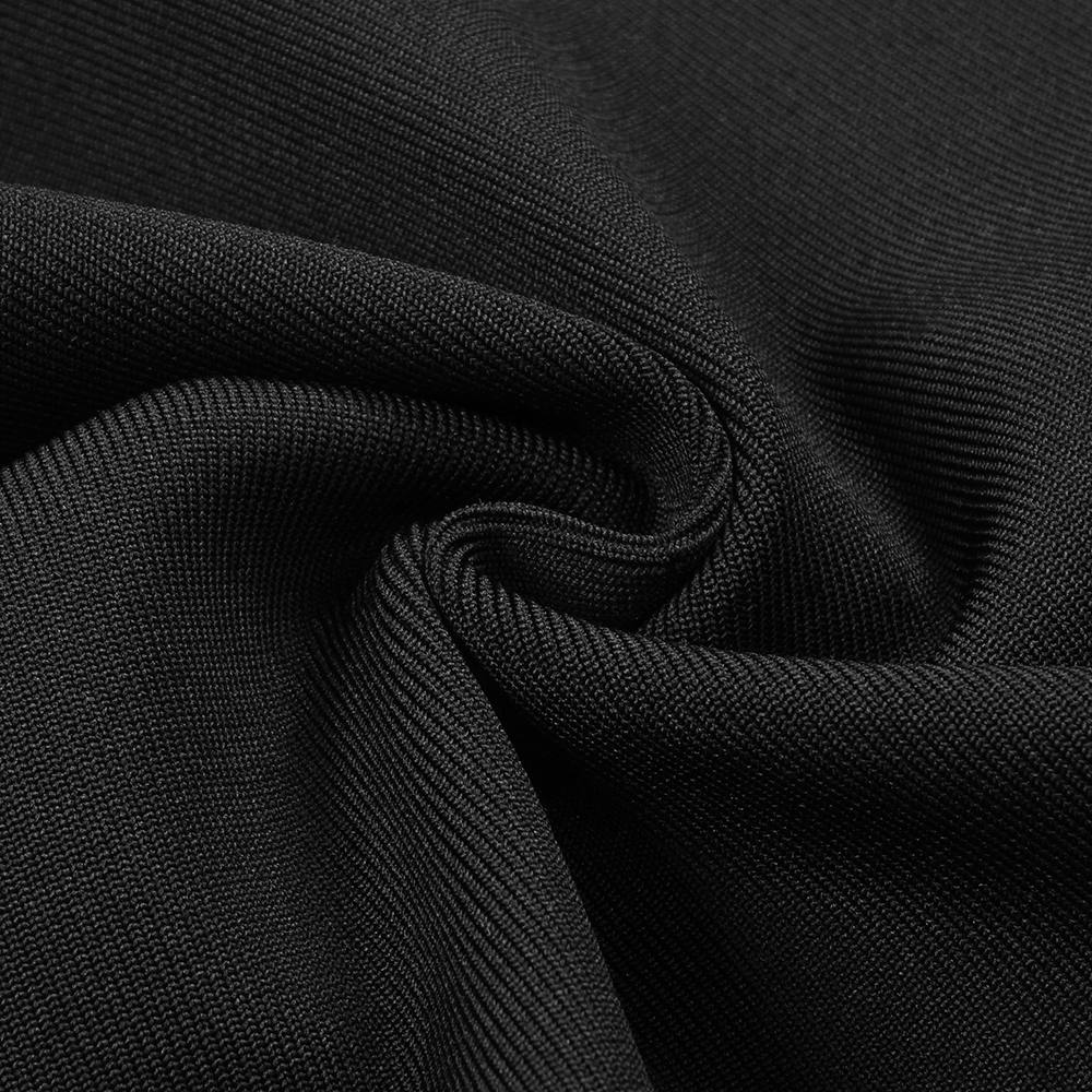 The Backless Halter Hollow Out Black Maxi Dress