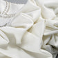 White Rhinestone Embellished Bubble Hem Dress