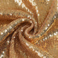 Gold Sequin Midi Dress with 3D Rosettes