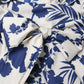 Blue and White Floral Halter Tiered Maxi Dress