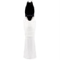 Black and White Contrast Halter Mermaid Gown