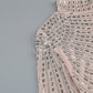 Sheer Rhinestone-Embellished Long-Sleeve Maxi Dress