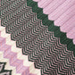 Pink, Purple, and Black Zigzag Knit Maxi Dress