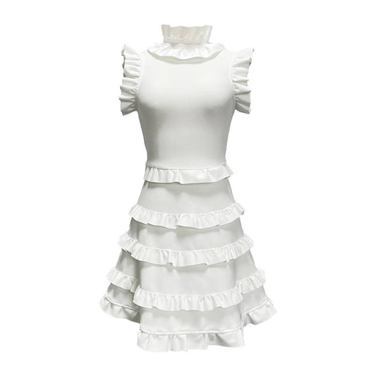 The Mavis Tiered Ruffle Minidress