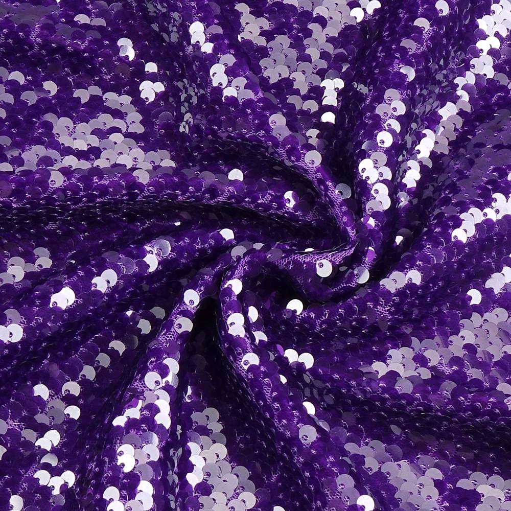 Purple Sequin Formal Dress Prom Vintage Long Gown Wiggle 80s
