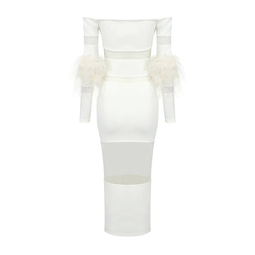 The Off-Shoulder Midi Dress