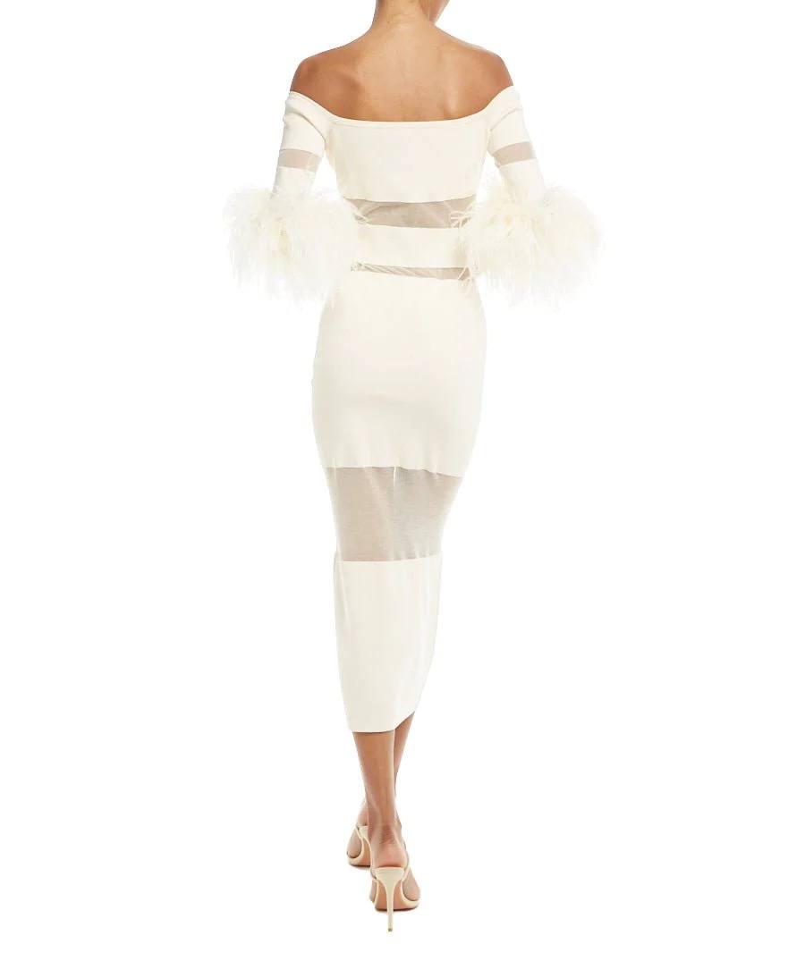 The Off-Shoulder Midi Dress