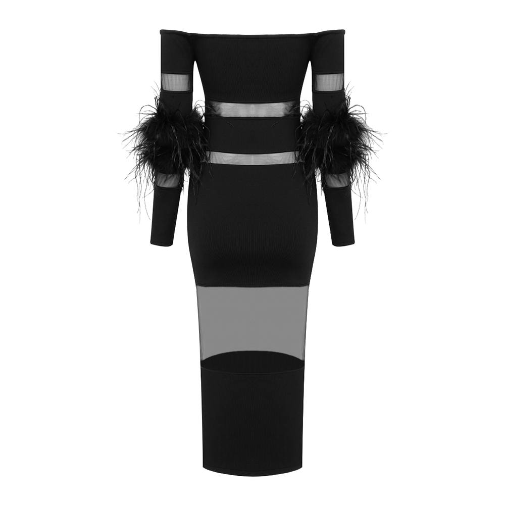 The Off-Shoulder Midi Dress