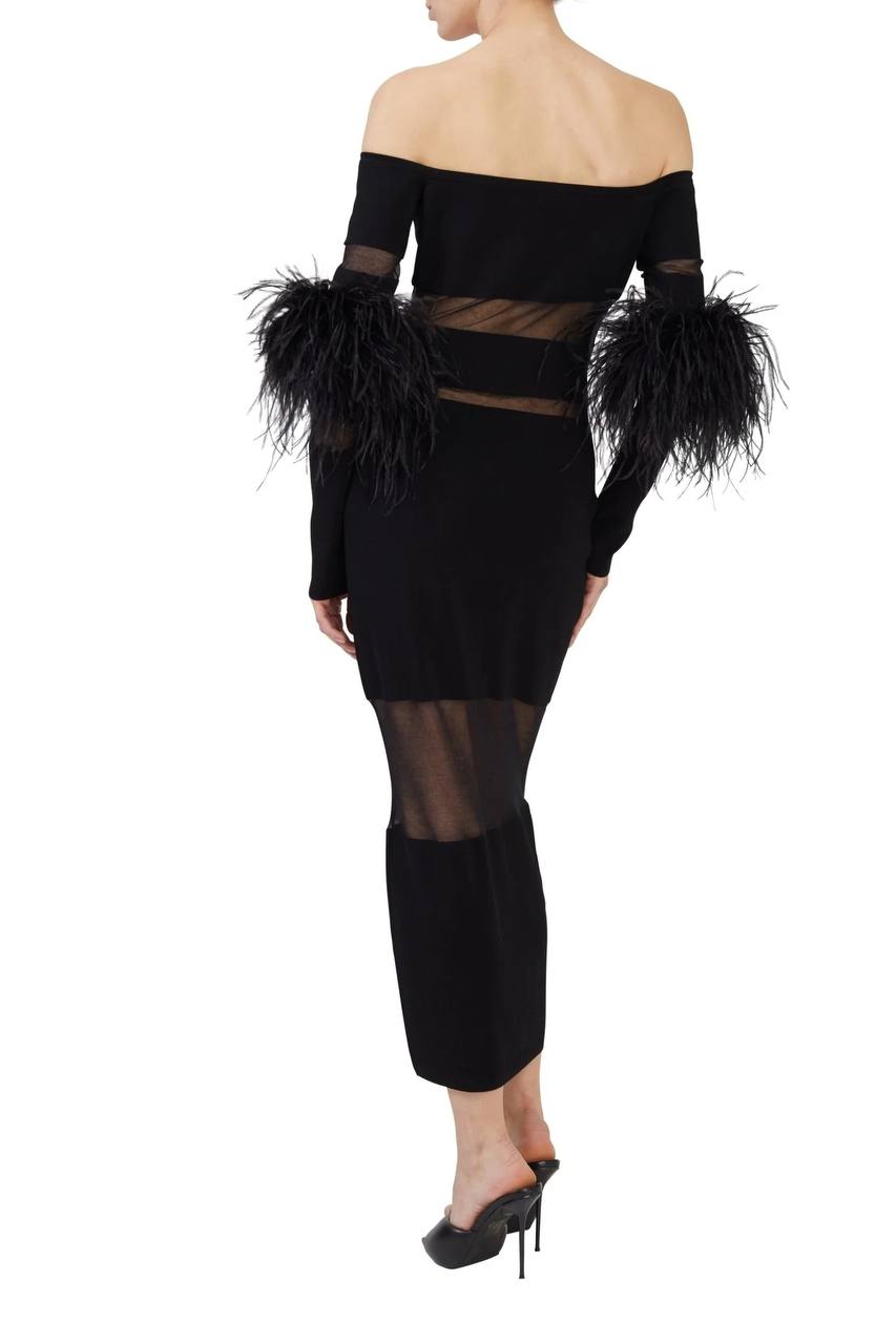 The Off-Shoulder Midi Dress