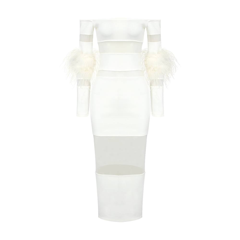 The Off-Shoulder Midi Dress
