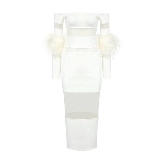 The Off-Shoulder Midi Dress