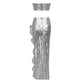The Silver Beaded High Split Lace Two Piece