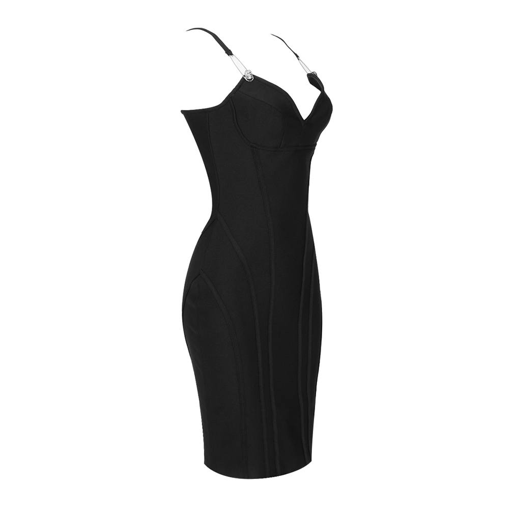 The Elva Strappy Bandage Dress