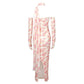 The Floral Mesh Maxi Dress With Gloves