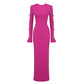 The Cut-Out Maxi Bandage Dress In Pink