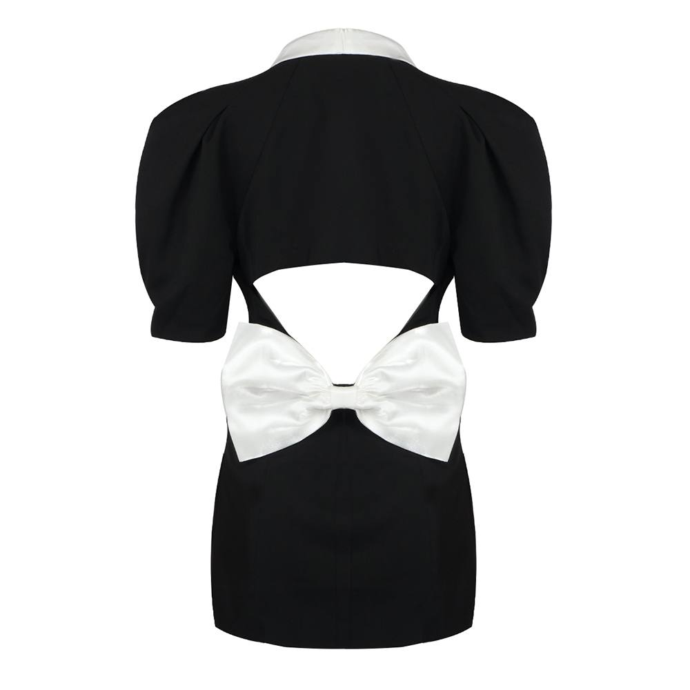 The Rhinestone Button-Up Blazer Dress