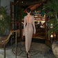 Esmeralda Sequin Beige Golden Dress