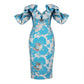 The Blue Luxe Midi Dress