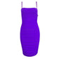 Ruched Corset Mini Dress In Purple
