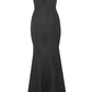 Black Textured Midi Dress